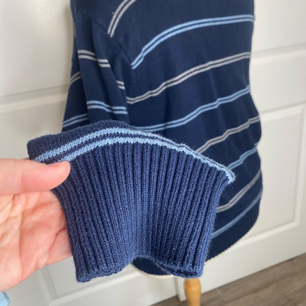 Arrow XL Blue Striped Sweater - Picture 2 of 5